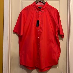 Mens Club room button down short sleeve shirt